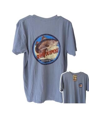 Laid Back Sewee Outpost Shirt Medium Comfort Colors NWT Fishing Gorpcore Coastal